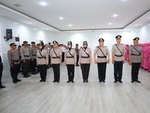 Kapolrestabes Makassar Pimpin Sertijab dan Pelantikan Kasat-Kapolsek Baru