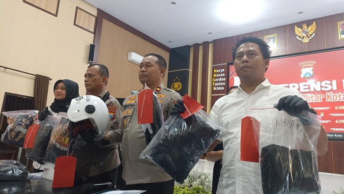 Polres Blitar Kota rilis kasus pengeroyokan dengan 6 tersangka remaja