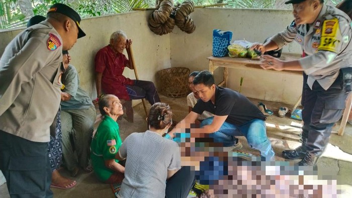 Petani berinisial INS ditemukan tewas tergantung di gudang dekat rumahnya di Desa Macang, Kecamatan Bebandem, Karangasem, Bali, Rabu (11/6/2025). (Dok. Polres Karangasem)