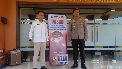 Polres Buleleng merilis posko pengaduan atau call center penipuan rumah kavling dan rumah subsidi, Rabu (11/6/2025).