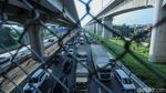 Potret Macet Panjang di Tol Bekasi Pagi Ini