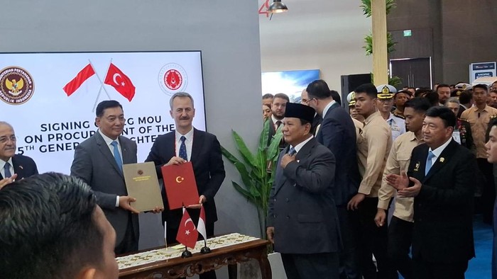 Prabowo saksikan Kerja sama pertahanan