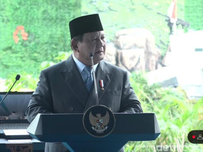 Presiden Prabowo Subianto (tangkapan layar YouTube Sekretariat Presiden)