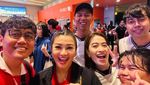 Adiba Khanza-Jennifer Coppen, 6 Selebritas Nonton Langsung Indonesia Vs Jepang
