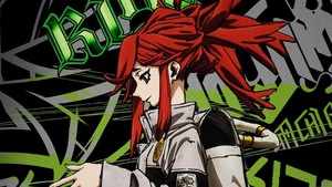 Riyo Reaper ada di tim yang sama kayak Akuta. Ia seorang remaja dengan tubuh ramping dan rambut berwarna merah. Foto: Courtesy of Crunchyroll