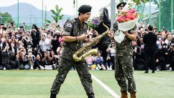 Momen Terakhir RM, V, Jungkook, Jimin BTS Berseragam Tentara Momen Terakhir RM, V, Jungkook, Jimin BTS Berseragam Tentara