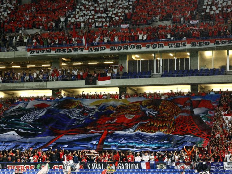 Tifo Garuda Tembus Stadion Lawan!