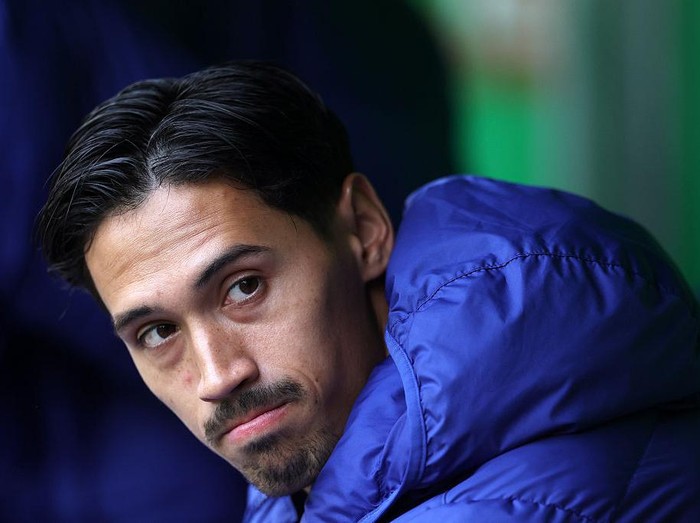 AMSTERDAM, NETHERLANDS - JUNE 10: Tijjani Reijnders of Netherlands looks on from the bench prior to the FIFA 2026 World Cup Qualifier match between Netherlands and Malta at Euroborg Stadion on June 10, 2025 in Amsterdam, Netherlands. (Photo by Dean Mouhtaropoulos/Getty Images)
