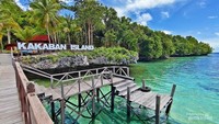 selamat datang di Dermaga danau Ubur ubur Kakaban.