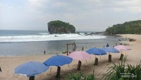 View dari pinggir pantai