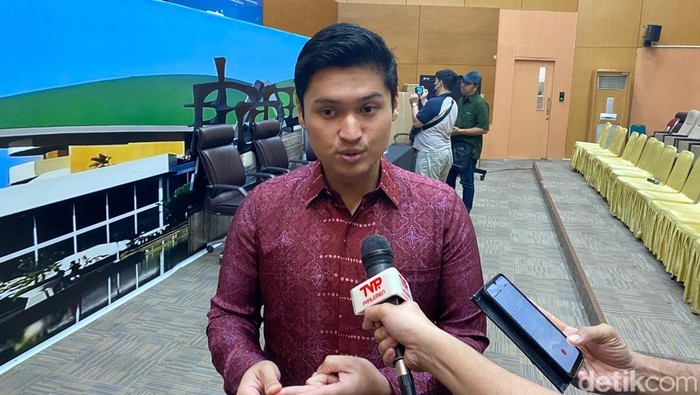 Anggota Komisi I DPR RI Rizki Natakusumah. (Dwi Rahmawati/detikcom).