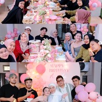 Tak hanya keluarga, para kerabat dan sahabat Syifa juga turut hadir meramaikan pesta ulang tahunnya. Foto: Instagram/@ayutingting92