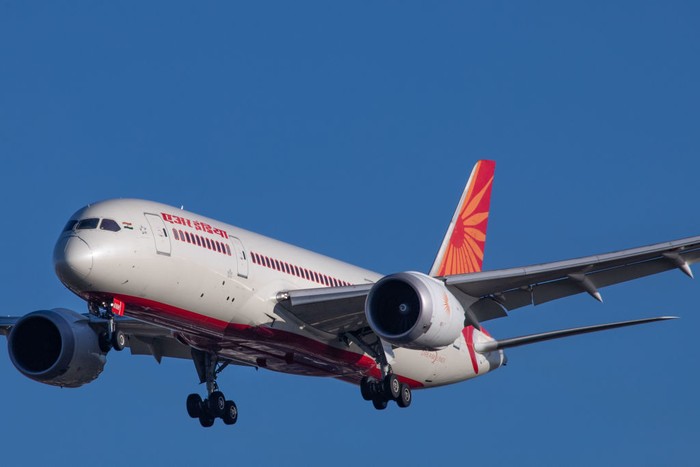 Air India Boeing 787 Dreamliner aircraft as seen on final approach flying for landing at London Heathrow International Airport LHR EGLL in England, United Kingdom on March 19, 2020. The modern and advanced B787-8 airplane has the registration VT-ANM and is powered by 2x GEnx-1B jet engines. AirIndia AI AIC is the flag carrier of India with headquarters at New Delhi and main hub at Delhi Indira Gandhi DEL airport, the airline is government-owned and member of Star Alliance aviation team. On August 7, 2020 an Air India subsidiary, Air India Express flight no AXB1344 had an accident skidded the runway during landing at Karipur Airport, Kozhikode Airport CCJ in India with at least 191 people on board and 2 fatalities. (Photo by Nicolas Economou/NurPhoto via Getty Images)