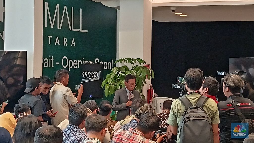 CEO Lippo Group James Riady di Plaza Semanggi, Kamis (12/6/2025). (CNBC Indonesia/Ferry Sandi)