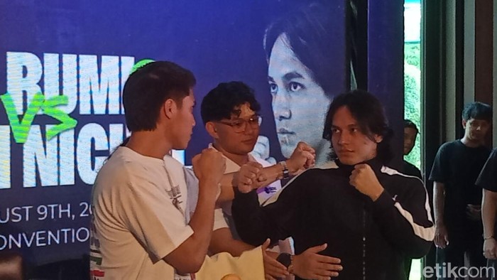 El Rumi dan Jefri Nichol rematch tinju.