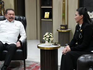 Gubernur Malut Bertemu Jaksa Agung, Minta Kawal Program Pemprov