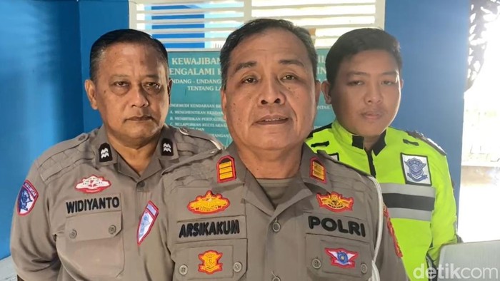 Kanit Gakkum Polrestabes Palembang AKP Ar Sikakum saat memberikan keterangan.
