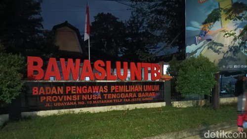 Kantor Bawaslu NTB di Jalan Udayana, Kota Mataram.
