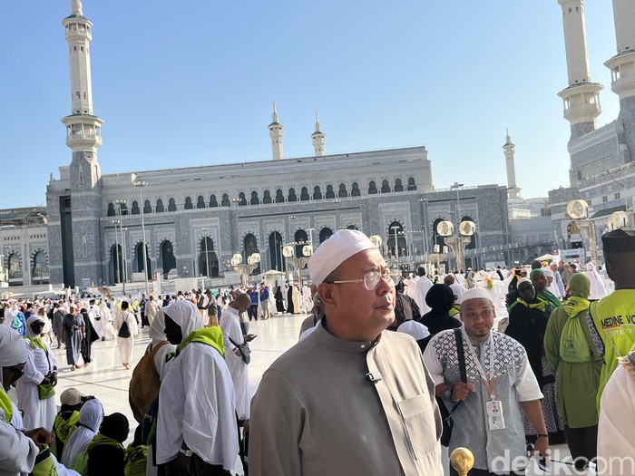 Ketua Tim Pengawas (Timwas) Haji DPR RI Cucun Ahmad Syamsurijal saat ditemui di Makkah, Selasa (10/6/2025).