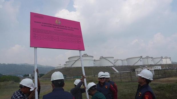 Kilang minyak milik anak pengusaha Riza Chalid disita Kejagung (Dok Kejagung).