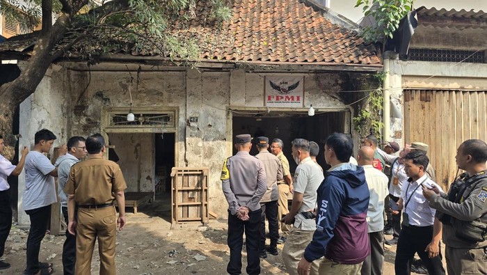 Lokasi premanisme berkedok LSM di Surabaya.