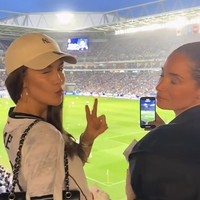 Dari postingannya, Luna tampak berkumpul dengan sesama WAGs Indonesia naturalisasi lain. Foto: TikTok Luna Bilj