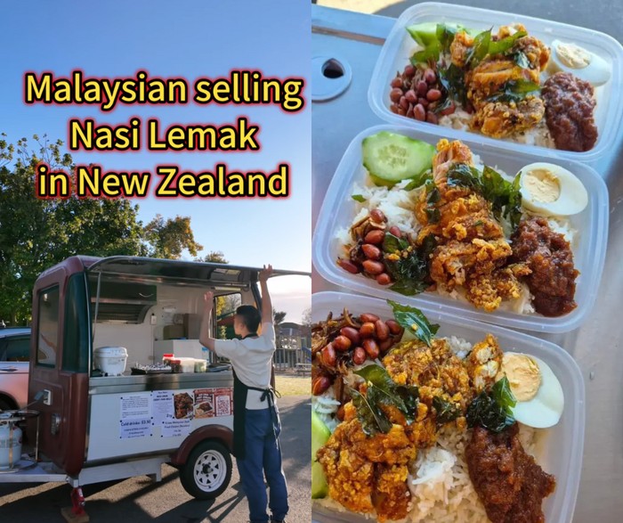 Nasi Lemak Gerobakan Dijual Rp 153 Ribu di New Zealand