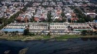 Proyek besar ini merupakan bagian dari upaya pemerintah dalam membenahi sistem pengelolaan limbah domestik di ibu kota. ANTARA FOTO/Sulthony Hasanuddin