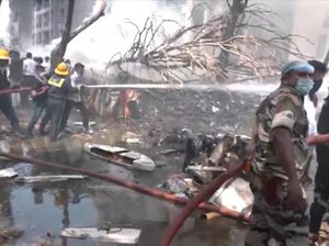 Video Kondisi Terkini di Lokasi Jatuhnya Pesawat Air India