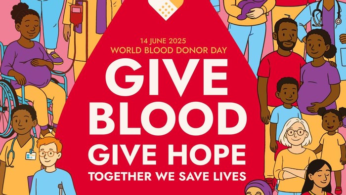 Poster Hari Donor Darah Sedunia 2025