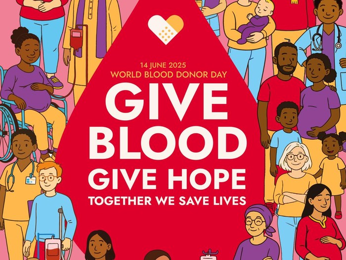 Poster Hari Donor Darah Sedunia 2025