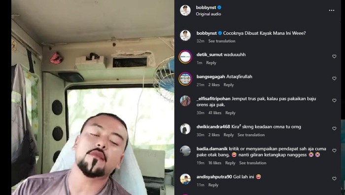 Pria yang menghina istri dan mertua Gubsu Bobby Nasution (Istimewa)