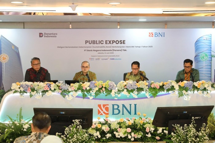 PT Bank Negara Indonesia (Persero) Tbk atau BNI mengumumkan rencana penerbitan Obligasi Berlandaskan Keberlanjutan (Sustainability Bond) Berkelanjutan I Tahap I Tahun 2025 senilai maksimal Rp5 triliun.