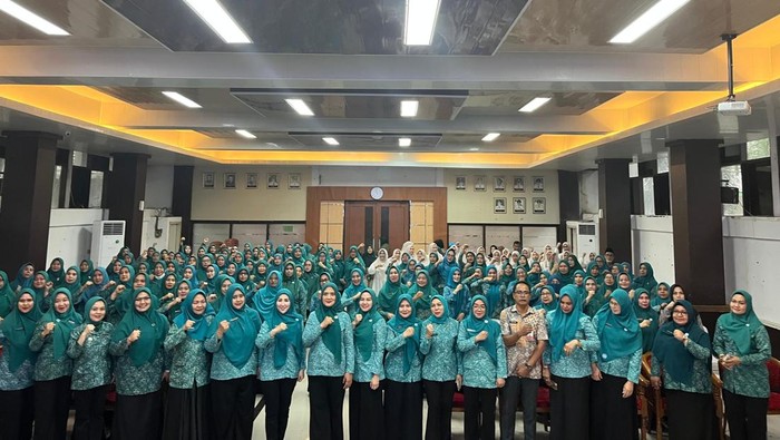 Rapat rutin tim penggerak PKK Takalar yang membahas sejumlah persoalan, mulai dari penekanan angka stunting hingga edukasi anak soal ancaman kekerasan seksual. Dokumen Istimewa