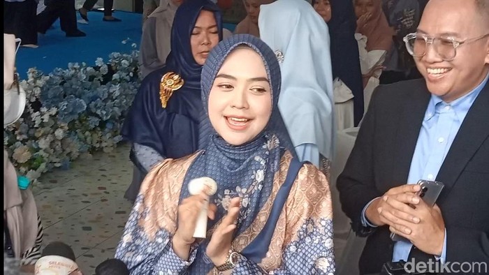 Ria Ricis saat ditemui di kawasan Jakarta.
