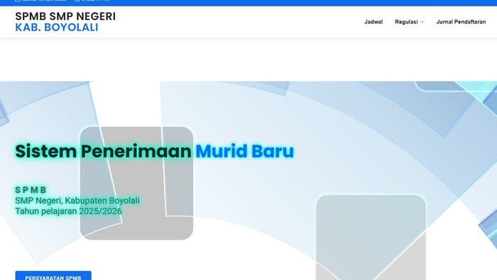 Serba-serbi pendaftaran SPMB SMP Kabupaten Boyolali 2025.