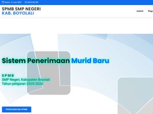 SPMB SMP Kabupaten Boyolali Dibuka, Pendaftaran Jalur Domisili Dimulai 16 Juni!