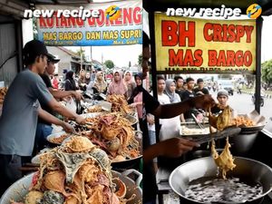 Viral Penjual Gorengan Bentuk Bra dan Celana Dalam, Diduga Buatan AI!