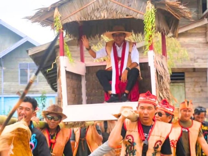 Wabup Nunukan Hermanus di acara HPO Ke-8 promosikan beras adan Krayan.