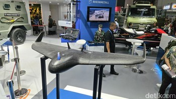Yang terakhir ada drone intai eBee Vision dari AgEagle. Nah, dari semua drone ini kamu paling suka yang mana, detikers? Foto: Fitraya Ramadhanny/detikINET