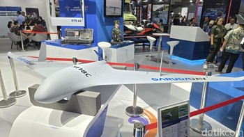 Masih dari Garuda UAV ada drone siluman multifungsi bisa buat tempur yaitu RTN M18C. Foto: Fitraya Ramadhanny/detikINET