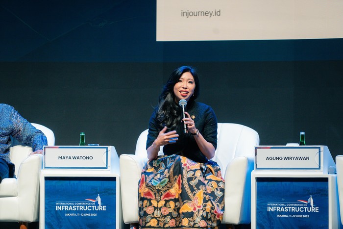 Direktur Utama InJourney Maya Watono menyoroti peran strategis InJourney dalam menghadirkan infrastruktur transportasi udara yang menghubungkan, memberdayakan, dan memperkuat identitas lokal melalui pariwisata dan ekonomi kreatif
