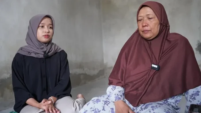 Febi bersama sang ibu