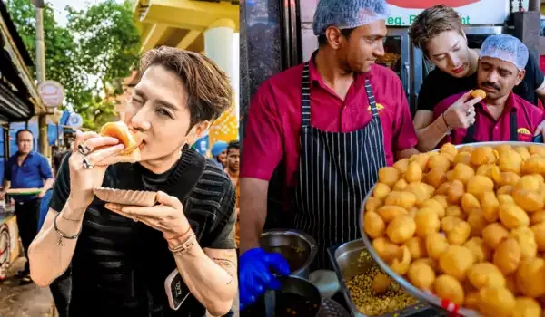 Jackson Wang Jajan Pani Puri hingga Es Tebu di India