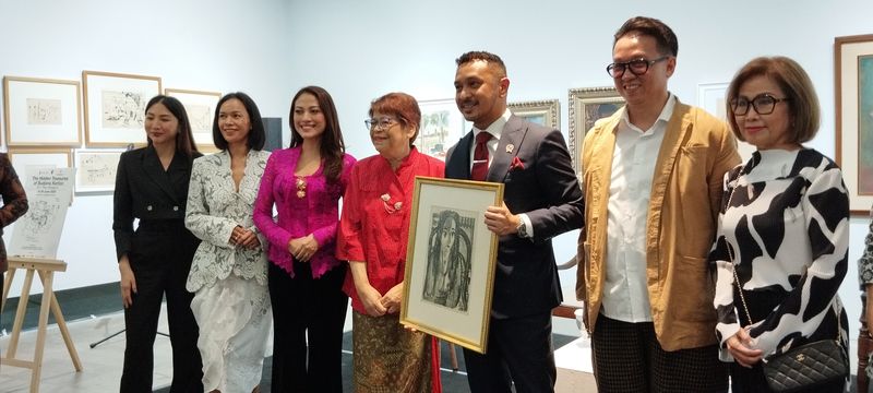 Pameran Seni The Hidden Treasures of Sudjana Kerton di Art:1 New Museum, Jakarta Pusat.
