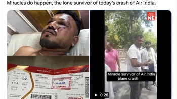 Akun ini menyebut keajaiban memang sungguh-sungguh ada. Foto: X.com