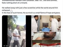 Viral Satu Penumpang Air India Selamat, Netizen: Keajaiban