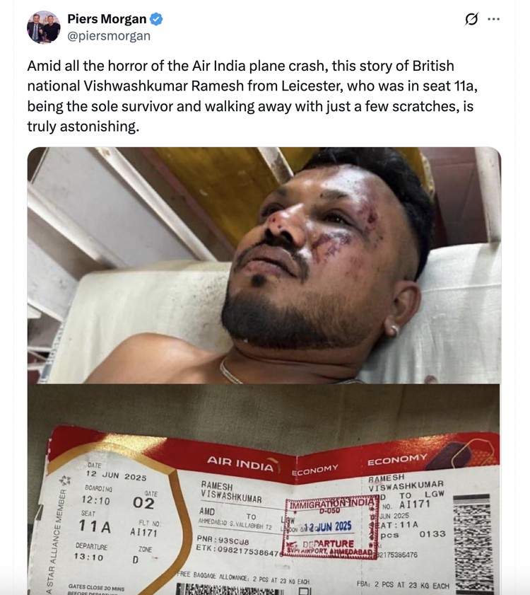 Penumpang selamat Penumpang selamat