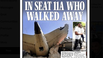 Demikian pula dengan media Daily Express. Foto: X.com