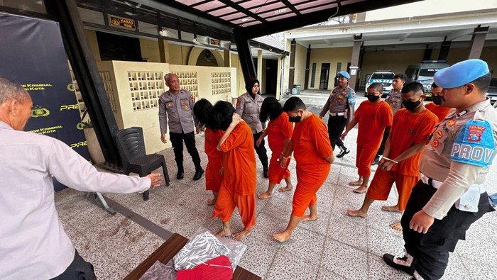Komplotan wanita pencopet dan pesilat yang hajar anak hasil tangkapan Polres Kediri Kota